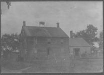 SA0316 - Photo of what appears to be an old wooden building. Identified on the back.